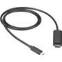 Black Box USB-C to HDMI Active Adapter Cable, 4K60, HDR, 3ft - 3 ft HDMI/USB-C A/V Cable for Audio/Video Device, Notebook, Tablet, TV (Fleet Network)