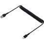 StarTech.com 3ft (1m) USB A to C Charging Cable, Coiled Heavy Duty USB 2.0 A to Type-C, Durable Fast Charge & Sync USB-C Cable, Black, (R2ACC-1M-USB-CABLE)