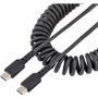 StarTech.com 20in (50cm) USB C Charging Cable, Coiled Heavy Duty Fast Charge & Sync USB-C Cable, High Quality USB 2.0 Type-C Cable, - (R2CCC-50C-USB-CABLE) R2CCC-50C-USB-CABLE Data Transfer Cable physical StarTech.com Fleet Network Canada