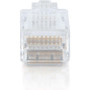 C2G Cat.5 Modular Plug - 25 Pack - 1 x RJ-45 Network Male - Clear (01939)