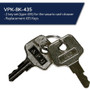 apg Vasario Series Cash Drawer Replacement Key| For 435 Code Locks | Set of 2 | - 2 / Set (VPK-8K-435)