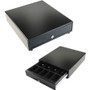 apg Vasario 1416 Cash Drawer - 4 Bill - 5 Coin - 4 Lock Position - Stainless Steel, Plastic - Textured Black - 4" (101.60 mm) Height x (Fleet Network)