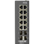 Black Box Ethernet Switch - 10 Ports - Manageable - Gigabit Ethernet - 1000Base-X, 10/100/1000Base-T - TAA Compliant - 2 Layer - - 4 - (LIG1014A)