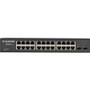 Black Box Gigabit Ethernet Managed Switch - (24) RJ-45, (2) SFP - 24 Ports - Manageable - 10/100/1000Base-T - TAA Compliant - 2 Layer (LGB2126A)