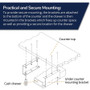APG PK-27-D-BX Under Counter Mounting Bracket for Classic Standard & Series 4000 Cash Drawer