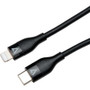 V7 USB-C Male to Lightning Male Cable USB 2.0 480 Mbps 3A 1m/3.3ft Black - 3.3 ft Lightning/USB-C Data Transfer Cable for iPod, iPad - (V7USBCLGT-1M)