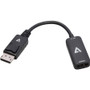 V7 DisplayPort 1.4 Male to HDMI 2.0 Female Adapter 4K UHD Black - DisplayPort/HDMI A/V Cable for Audio/Video Device, Monitor, Desktop (V7DPHDMIACTV) V7DPHDMIACTV AV Cable physical V7 Fleet Network Canada