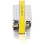 C2G DB25 Mini Gender Changer - 1 Pack - 1 x 25-pin DB-25 Male - 1 x 25-pin DB-25 Male - Yellow, Silver (02776)
