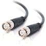 C2G Coaxial Cable - 8 ft Coaxial Network Cable - First End: 1 x BNC - Male - Second End: 1 x BNC - Male - Black (03183) 03183 Network Cable physical C2G Fleet Network Canada