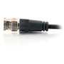 C2G Coaxial Cable - 8 ft Coaxial Network Cable - First End: 1 x BNC - Male - Second End: 1 x BNC - Male - Black (03183)