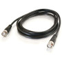 C2G Coaxial Cable - 25 ft Coaxial Network Cable - First End: 1 x BNC - Male - Second End: 1 x BNC - Male - Black (03188)