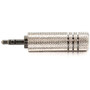 C2G 3.5mm Stereo M to 6.3mm Stereo F Adapter - 1 x Mini-phone Male - 1 x 6.35mm Audio Female - Metallic Silver (40636)