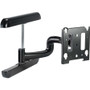 Chief Reaction MWR-UB Wall Mount for Flat Panel Display - Black - 1 Display(s) Supported - 56.70 kg Load Capacity (Fleet Network)
