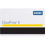 HID DuoProx II Card - Printable - RF Proximity/Magnetic Stripe Card - 3.37" (85.60 mm) x 2.13" (53.98 mm) Length - White - Polyvinyl (Fleet Network)