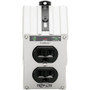 Tripp Lite Isobar ISOBLOK2-0 2-Outlets Surge Suppressor/Protector - NEMA 5-15R - 1.80 kVA - 1410 J - 120 V AC Input - 0" (IBLOK2-0)