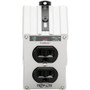 Tripp Lite by Eaton IBLOK2-0 Isobar ISOBLOK2-0 Surge Protector - 2-Outlet - 1.80 kVA - 1410 Joules - 120V AC - Metal Housing