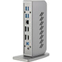 StarTech.com DK30A2DHU Hybrid Universal USB 3.0 Docking Station - Dual 4K 60Hz HDMI/DisplayPort - 6xUSB-A - Gigabit Ethernet - Black/Silver