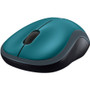 Logitech 910-003636 M185 Wireless Mouse - 2.4GHz USB Nano Receiver - 1000 DPI Optical - 12-Month Battery - Ambidextrous - Blue