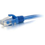 C2G 30ft Cat6a Snagless Unshielded UTP Ethernet Patch Cable - Blue - 30 ft Category 6a Network Cable for Network Device - First End 00704