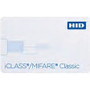 HID iCLASS/MIFARE Classic ID Card - Printable - Smart Card - 3.37" (85.60 mm) x 2.13" (53.98 mm) Length - White - Polyvinyl Chloride (Fleet Network)