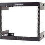Ortronics Wall Mount Rack Fixed 8RU 1775H X 1978W X 18D Black - For Server - 8U Rack Height x 19 48260 mm Rack Width - - WMRF-8-18