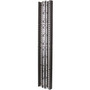 Ortronics DVMS706 Cable Manager - Cable Manager - Black Powder Coat - Aluminum Polycarbonate DVMS706
