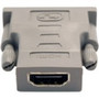 VisionTek DVI Male to HDMI Female Adapter - 1 x 25-pin DVI-D (Single-Link) Digital Video Male - 1 x 19-pin HDMI Digital Audio/Video - (900665)