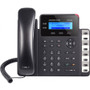 Grandstream GXP1628 IP Phone - Corded - Wall Mountable - Black - 2 x Total Line - VoIPNetwork (RJ-45) - PoE Ports (Fleet Network)