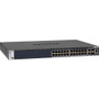 Netgear M4300 24x1G Stackable Managed Switch with 2x10GBASE-T and 2xSFP+ - 26 Ports - Manageable - Gigabit Ethernet, 10 Gigabit - - 3 (GSM4328S-100NES)