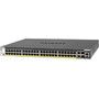 Netgear M4300 48x1G PoE+ Stackable Managed Switch with 2x10GBASE-T and 2xSFP+ (1;000W PSU) - 50 Ports - Manageable - 10 Gigabit - - 3 (Fleet Network)