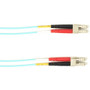 Black Box Fiber Optic Duplex Patch Network Cable - 3.2 ft Fiber Optic Network Cable for Network Device - First End: 2 x LC Network - - (Fleet Network)