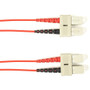 Black Box Fiber Optic Duplex Patch Network Cable - 32.8 ft Fiber Optic Network Cable for Network Device - First End: 2 x SC Network - (Fleet Network)