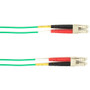 Black Box Fiber Optic Duplex Patch Network Cable - 49.2 ft Fiber Optic Network Cable for Network Device - First End: 2 x LC Network - (Fleet Network)