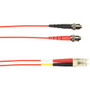 Black Box Fiber Optic Duplex Patch Network Cable - 16.4 ft Fiber Optic Network Cable for Network Device - First End: 2 x ST Network - (Fleet Network)