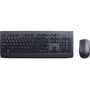 Lenovo Professional Wireless Combo Keyboard & Mouse (French Canadian 445) - USB Wireless RF 2.40 GHz Keyboard - French (Canada) - - RF (Fleet Network)