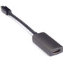 Black Box HDMI/Mini DisplayPort Audio/Video Adapter - Mini DisplayPort DisplayPort 1.2 Digital Audio/Video Male - HDMI HDMI 2.0 Female (VA-MDP12-HDMI4K-A)