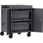 Bretford CUBE Cart - 2 Shelf - Push Handle Handle - 4 Casters - Steel, Polypropylene - 30" Width x 26.5" Depth x 37.5" Height - - For (TVC32PAC-CH)