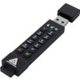 Apricorn 128GB Aegis Secure Key 3z USB 3.1 Flash Drive - 128 GB - USB 3.1 - 77 MB/s Read Speed - 72 MB/s Write Speed - 256-bit AES - 3 (ASK3Z-128GB)