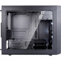 Fractal Design Focus G Computer Case with Side Window - Mid-tower - Black - 5 x Bay - 2 x 472 120 mm x Fans Installed - ATX ITX FD-CA-FOCUS-BK-W