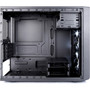 Fractal Design Focus G Computer Case with Side Window - Mini-tower - Black - 5 x Bay - 2 x 472 120 mm x Fans Installed - Micro - FD-CA-FOCUS-MINI-BK-W