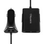 Aluratek 4-Port USB Car Charger with Extended Charging Ports - 12 V DC Input - 5 V DC240 A Output AUCC04F