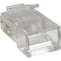 Tripp Lite Cat6 RJ45 Modular Plug for Round Stranded UTP Conductor 4-Pair 100 Pack - 100 Pack - 1 x RJ-45 Network Male N230-100-STR