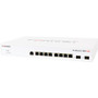 Fortinet FortiSwitch 108E-FPOE Ethernet Switch - 8 Ports - Manageable - 2 Layer Supported - Modular - 2 SFP Slots - Twisted Pair, - 1U (FS-108E-FPOE)