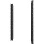 On-Q SWMRK26RU Mounting Rail Kit for Cabinet - Black - TAA Compliant - 2 (Fleet Network)