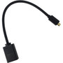 Axiom Micro HDMI Male to HDMI Link Female Adapter - HDMIMicro HDMI AV Cable for AudioVideo Device Smartphone HDTV Projector - 1 MHDMIMHDMIF-AX