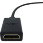 Axiom Micro HDMI Male to HDMI Link Female Adapter - HDMIMicro HDMI AV Cable for AudioVideo Device Smartphone HDTV Projector - 1 MHDMIMHDMIF-AX