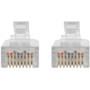 Tripp Lite Cat6 UTP Patch Cable RJ45 - MM Gigabit Snagless Molded Slim Blue 7 ft - 7 ft Category 6 Network Cable for Network N201-S07-BL