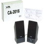 Cyber Acoustics CA-2016WB 2.0 Speaker System - Black - USB (CA-2016WB)