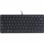 R-Go Compact ergonomic keyboard, flat design, mini keyboard, QWERTY (US) layout, wired, black - Cable Connectivity - USB 2.0 Type A - (Fleet Network)