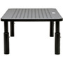 Tripp Lite Monitor Riser for Desk 14 x 9 in - Height Adjustable Metal Black - 20 kg Load Capacity - 1551 39395 mm Height x x MR1411M